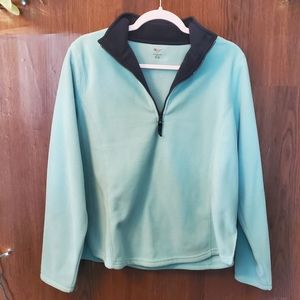 SJB by St. John's Bay Blue Pullover with Zipper